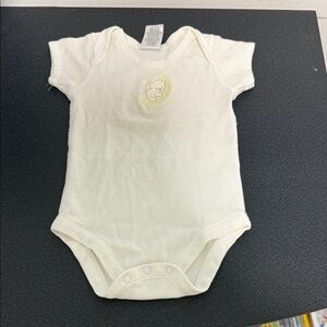 Adorable Cream Baby Bodysuit 90’s